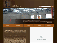 Tablet Screenshot of handhbrown.com
